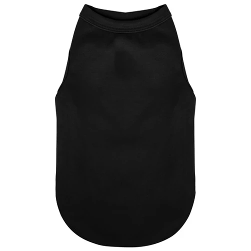 Paiaite Upgrade Your Pup's Wardrobe: Sleek Solid-Colored Dog Shirt Tank Top, Perfect for Small to Medium Dogs, Offering Simple Style and Comfort Black M