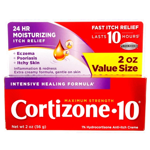 Cortizone 10 Cortizone-10 Max Strength Cortizone-10 Intensive Healing Formula, 2oz Boxes (Pack of 2)