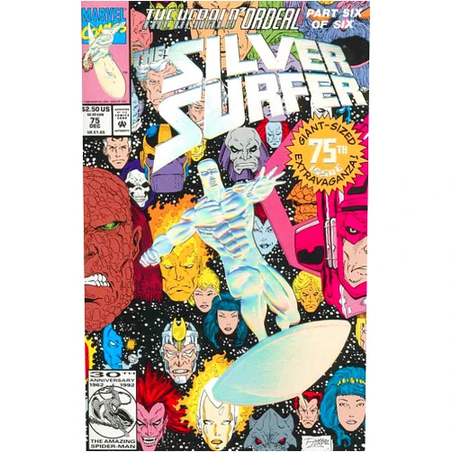Marvel Silver Surfer, The (Vol. 3) #75 VF ; Marvel comic book | Ron Marz Ron Lim