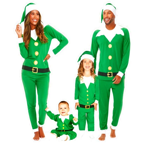 Tipsy Elves Matching Christmas PJs - Classic Lapel Couples Pajama Sets for Men and Women