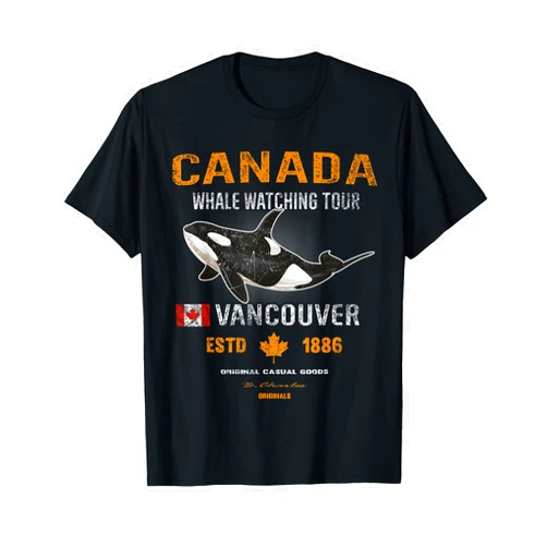 Kanada Canada Day Orcawal Geschenk Canada Toronto Montreal Vancouver Canada Flags T-Shirt