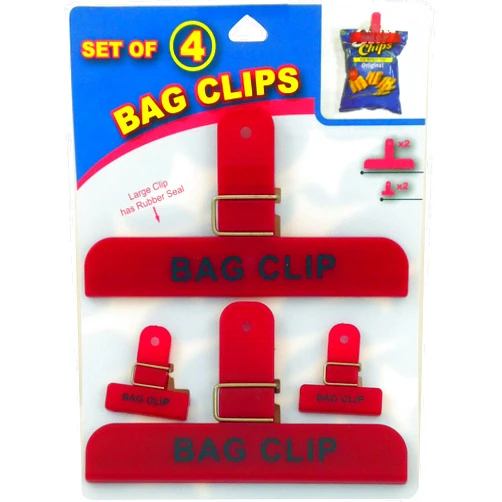 LaMi Products INC Economy Kitchen Accessory Bag Clips 4 Count