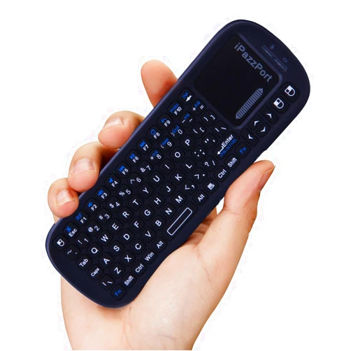 iPazzPort 2.4G Mini Wireless Keyboard with Touchpad Mouse Combo, Lightweight Portable Keyboard Controller, Compatible with Android TV Box/PC/Tablets/PS4/Raspberry Pi 3/HTPC KP-810-19S