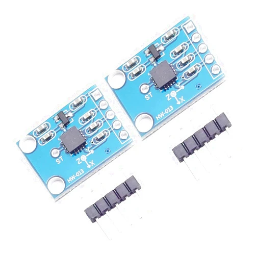 DEVMO 2PCS ADXL335 3-Axis Accelerometer Angular Transducer Module Analog Output Compatible with Ar-duino