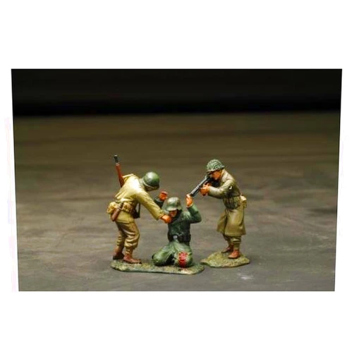 Figarti Miniatures ETA-045 Got Ya, Fritz! - Three Figures WWII Collectible Toy Soliders