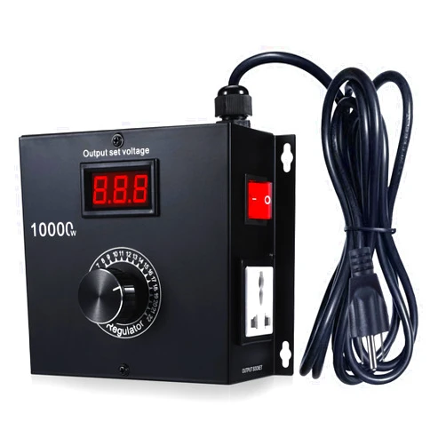 BOSYTRO AC Motor Speed Controller 120V, Variable Speed Controller ,SCR Voltage Controller AC 120V-220V 22A 10000W Max, Fan Speed Controller for Hand-held routers, Electric Kettles, Electric stoves