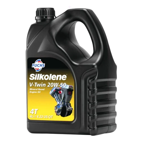 Silkolene 601452789 V-Twin Engine Oil - 20W50-4L.