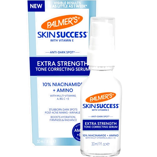 Palmer's Skin Success Extra Strength Tone Correcting Face Serum, 1.0 Fl Oz, Dark Spot Corrector for Discoloration, Age Spots and Post-Acne Marks