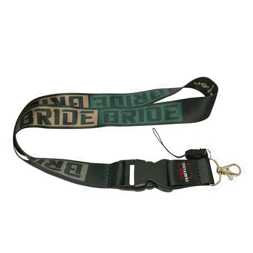 Coloryard 1pcs Black Color USA Ship New Quick Release Neck Strap Lanyard Keychain Keyring Car Keys House Keys ID Badges Card for Speeding Car Performance Team Bride