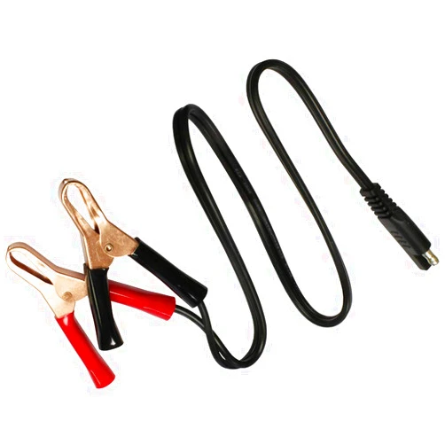 EBC Battery 1 2ft Alligator Clips to SAE Quick Disconnect Cable SAE to Battery Clamp Cable