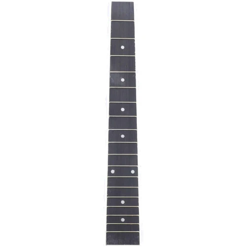 Milisten 2pcs Musical Fretboard Technical Durable Wood Neck Acoustic Inch Wooden Unfinished Replacement Board Black Diy Parts Practical Inlay Guitar Electric Fingerboard Instruments for