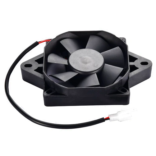 WOOSTAR 12V DC Radiator Square Cooling Fan Replacement for 4 Stroke 200cc 250cc Water Cooled ATV Quad Dune Buggy Go Kart Dirt Bike