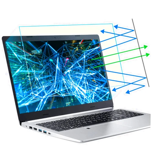 F FORITO 2-Pack 15.6 Inch Anti Blue Light Laptop Screen Protector, Eye Protection Anti Glare Matte Computer Screen Cover for 15.6