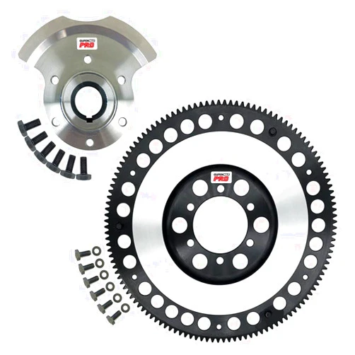 ClutchMaxPRO Performance Chromoly Clutch Flywheel with Balance Counter Weight Compatible with 2004 2005 2006 2007 2008 2009 2010 2011 Mazda RX-8 1.3L Non-Turbo 13B-MSP (CPLSF10061-CW-03-FK)