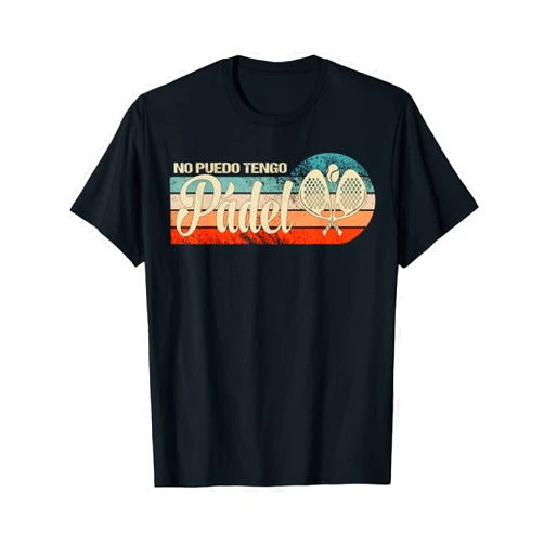 Ropa de pádel con un dicho gracioso divertido Vintage Padel Racket no puedo tengo pádel Sarcastic Padel T-Shirt