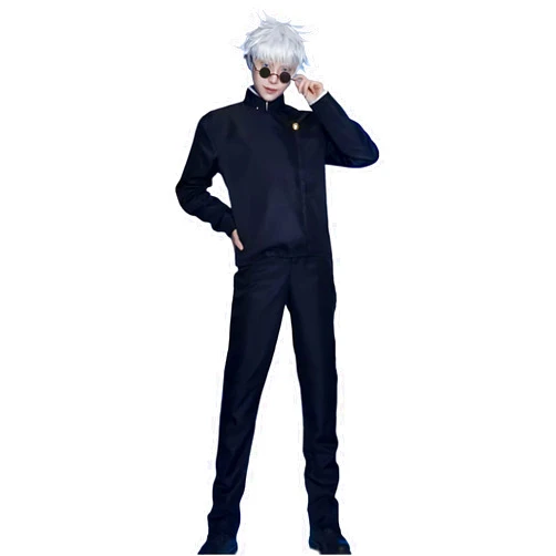 NoteDi Gojo Satoru Cosplay Costume Uniform for Men High School Jujutsu Kaisen Cosplay Outfit