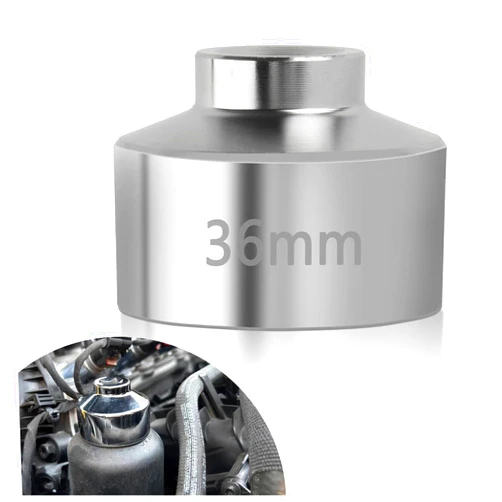 Junecarp 6-Point 36mm Socket-Oil Filter Wrench Tool,Steel Quickly Oil Filter Removal Tool for Oil Change,3/8