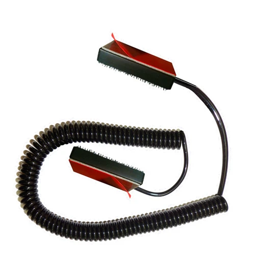 Anderic Universal Coiled Security Cable Bulk Pricing Available - Remote Control Tether Security Cable Leash with Hook and Loop Fastener Tape and Double-Sided Tape - Anderic - CBL02