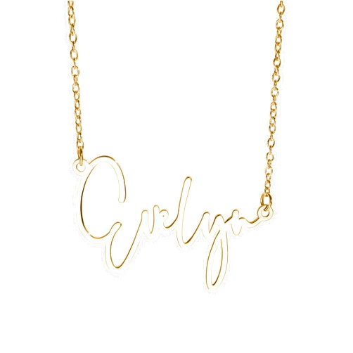 PicturesOnGold.com Custom Name Necklace For Women Personalized Name Necklace in Sterling Silver or Gold Necklace Personalized with any Name or Word