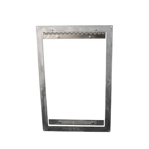 Gun Dog House Door | Easy Big Dog Door | Chew Proof, Weather Protected, Energy Efficient | Metal Dog Door |Dog Size 120-200 Lbs | 18” x 26” Frame