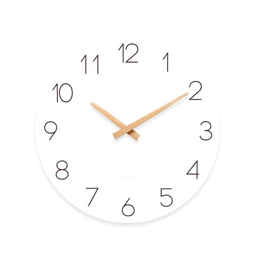mooas Flatwood Big Wall Clock, 13