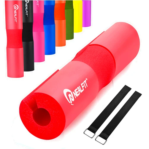 NEALFIT Barbell Pad Squat Pad for Squats—Squat Bar Pad—Great for Weightlifting,Lunges and Hip Thrusts—Foam Sponge Pad—Fit Standard and Olympic Bars Perfectly