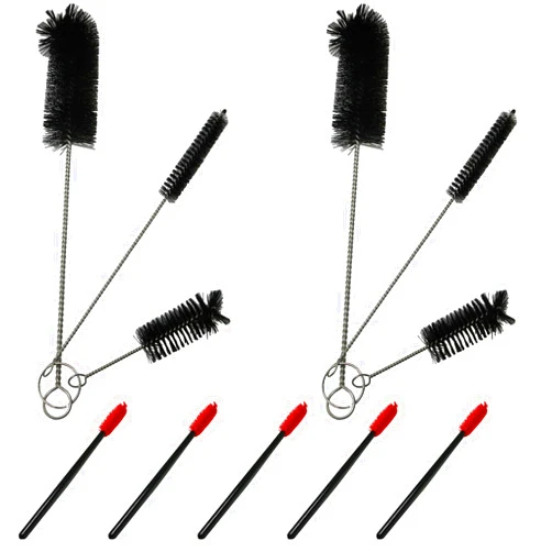 BLLNDX Hummingbird Feeder Cleaning Brush BLLNDX 11PCS Hummingbird Brush Cleaner Clean Hard to Reach Places Tiny Cleaning Brush Kit, Mini Nylon Tube Brush Set