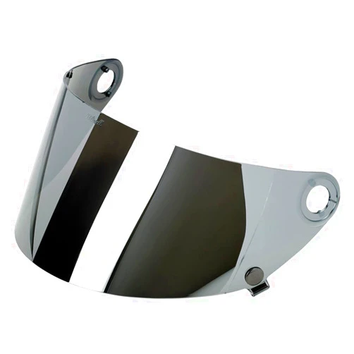 Biltwell | Gringo S Gen2 Flat Shield | Chrome Mirror | Anti-Fog | Scratch Resistant | UV/A UV/B Resistant | Motorcycle Helmet Accessory