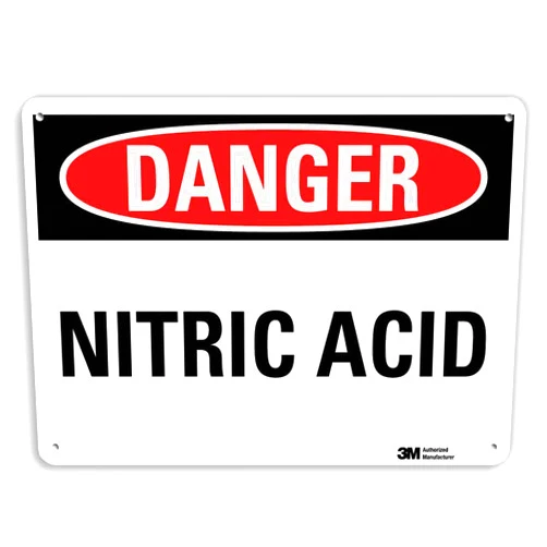 SmartSign “Danger - Nitric Acid” Sign | 10