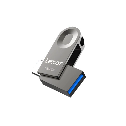 Lexar E32C 128GB Type-C USB Flash Drive, USB-A&USB-C 3.2 Gen 1 Dual Drive OTG 100MB/s Read, Thumb Drive Swivel Design Jump Drive for USB 3.0/2.0, Memory Stick for Android Smartphone, Laptop, PC
