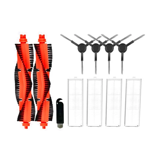 SteFik Spare Parts Bundle for Robot Vacuum. Compatible for Xiaomi Mi Robot Vacuum Mop 2S / Mop P/Mop Pro / XMSTJQR2S / STYTJ02YM Parts Main Side Brush Hepa Filter Mop (Color : As Shown 7)