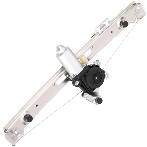 Obaee Rear Right Passenger Side Power Window Lift Regulator with Motor Compatible with BMW E46 323i 325i 325xi 328i 330i 330xi 1999-2005, Replace OE 741-481