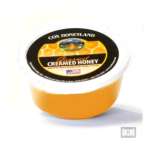Cox Honeyland and Gifts 6 oz Tub Orange Creamed Honey