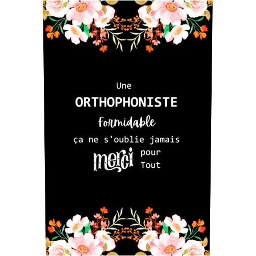 Az Desiger Une Orthophoniste Formidable Ca ne S'oublie Jamais Merci pour Tout: Un hommage aux professionnels bien-aimés de l'orthophonie (French Edition)