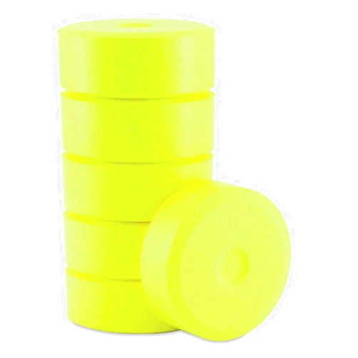 Jack Richeson Richeson Tempera Cakes and Sets - Small, Fluorescent Yellow, Pkg of 6