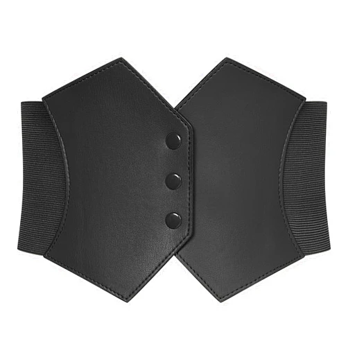 GRACE KARIN Women's Snap-Button Corset Belt Wide Elastic Waist Belt Renaissance Medieval Cosplay