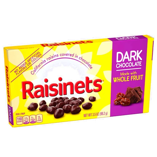 Raisinets Dark Chocolate Video Box, 3.5 oz