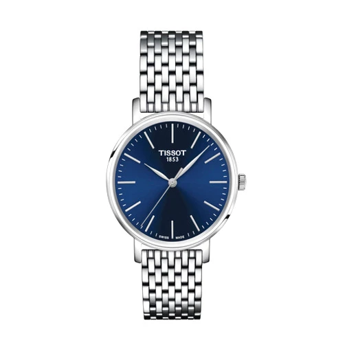 Tissot Unisex Everytime 34mm 316L Stainless Steel case Quartz Watches, Grey, Stainless Steel, 16 (T1432101104100)