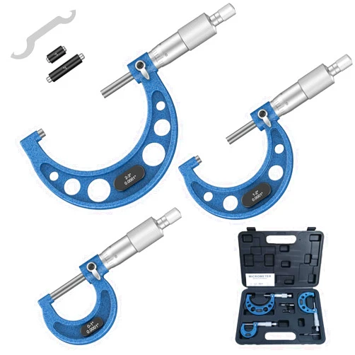 HDLNKAK Outside Micrometer Set, 0-3