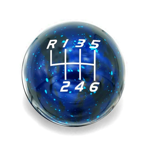 Billetworkz Cosmic Space Shift Knob Compatible/Replacement for Manual 1999-Present VW MK4/MK5/MK6/MK7 Golf/GTI/Golf R/Jetta/GLI, Cosmic Blue