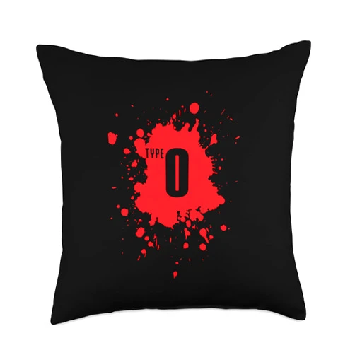 blood group blood inheritance rhesus factor genes Blood Type 0 Rhesus Factor Heart Throw Pillow, 18x18, Multicolor
