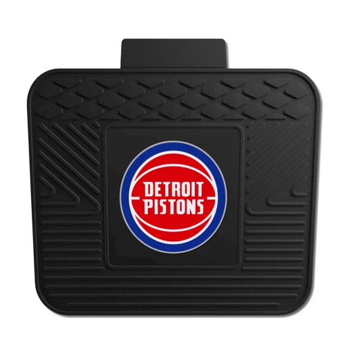 FANMATS 10022 Detroit Pistons Back Row Utility Car Mat - 1 Piece - 14in. x 17in., All Weather Protection, Universal Fit, Molded Team Logo