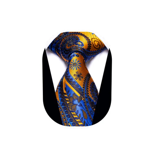 YourTies 3.15'' Men's Necktie Paisley Floral Silk Ties for Men Formal Business Party Tie
