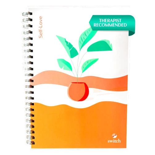 Switch Research Self-Love Journal - Self Care Journal for Women with Prompts - Mindfulness & Gratitude Journal, Therapist Recommended for Self Reflection & Personal Growth - Guided Writing Notebook A4
