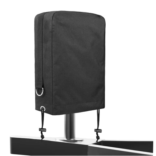 Roastove RV Electric Tongue Jack Cover Waterproof 600D Oxford Fabric Universal Trailer Jack Protective Cover for Outside Camper RV Accessories-Black 14″(H) x 5″(W) x 10″(D)