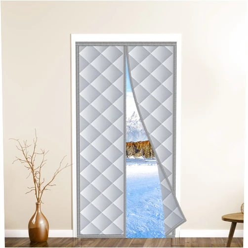 UNAOIWN Magnetic Thermal Insulated Door Curtain Fits Door Size 36