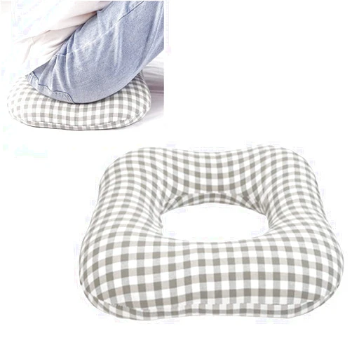 ZHDBD Piercing Pillow Donut, Orthopedic Ring Cushion, Hemorrhoid Postpartum Pregnancy Doughnut Pillow for Bed Sores Head Hip Ear Piercing Sciatica Post Surgery Chair Seat Pads A,30CM