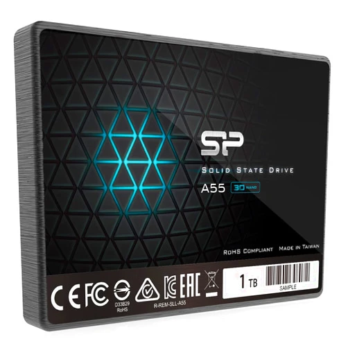 SP Silicon Power SP 1TB SSD 3D NAND A55 SLC Cache Performance Boost SATA III 2.5