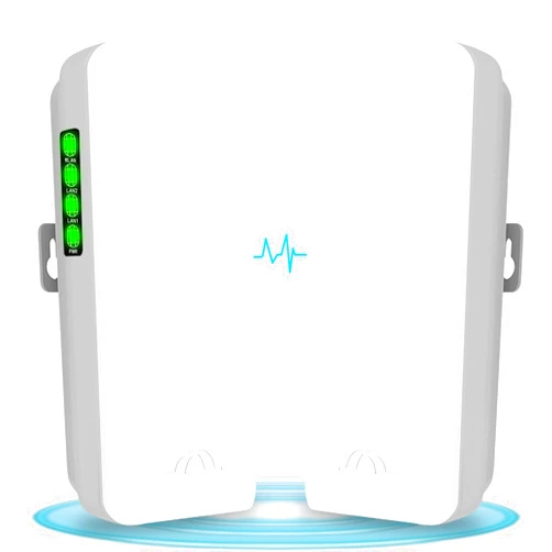 Highbrain Point to Point Wireless Bridge Outdoor,5.8G WiFi Access Extender CPE Outdoor WiFi Long Range Internet Repeater Supports Video Surveillance Transmission up 1.2 Miles with 12DBi Gain Antenna 2 Pack