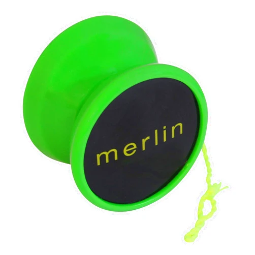 Yoyo King Green Merlin Professional Responsive Yoyo with Narrow C Bearing and Extra String